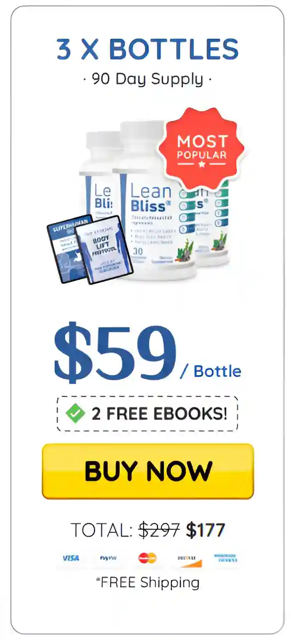 LeanBliss 3 bottles pricing