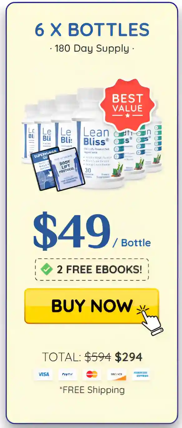 LeanBliss 6 bottles pricing